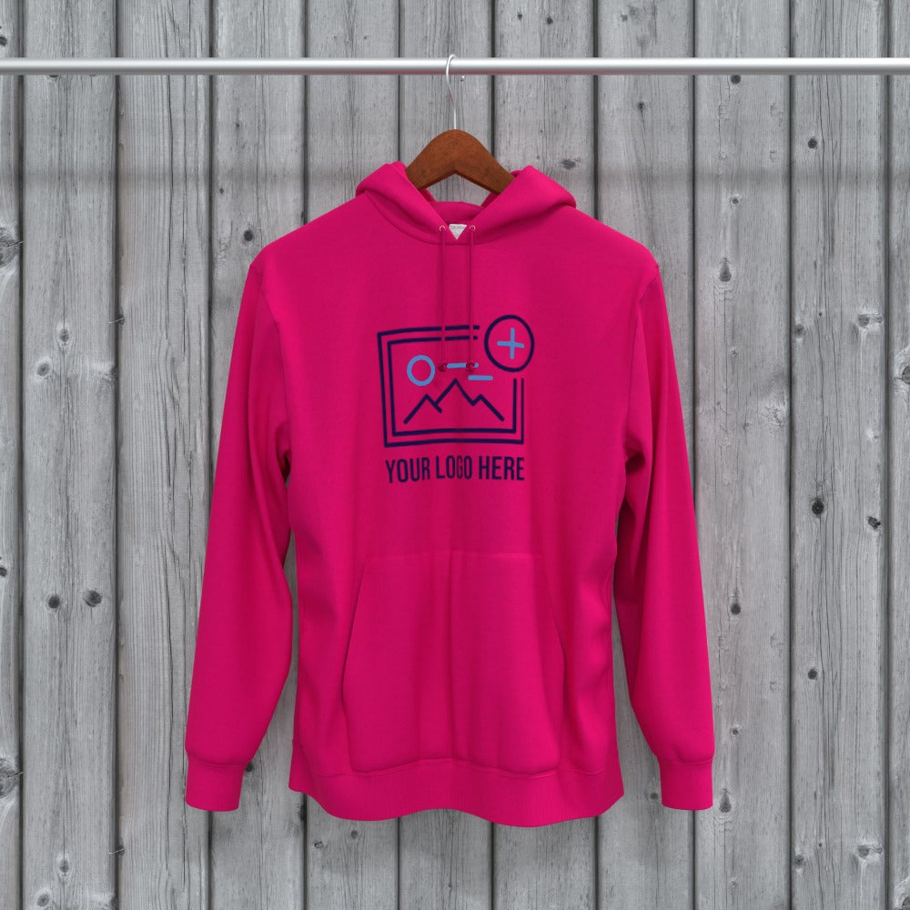 Hoodie with Logo Front and Back